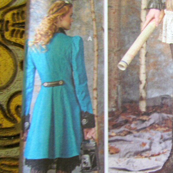 STEAMPUNK ARKIVESTRY COSTUME PATTERN, L AVIATOR JACKETS, SKIRTS, SIMPLICITY 1299 - Picture 2 of 8